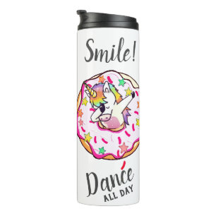 Bouteilles Isothermes Rainbow Unicorn Dab Dance Pose rose Donut Thermiqu