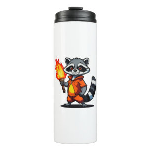 Bouteilles Isothermes Raton laveur avec torche