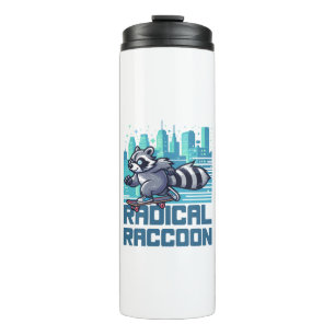 Bouteilles Isothermes Ratons laveurs radicaux skateboardeur urbain