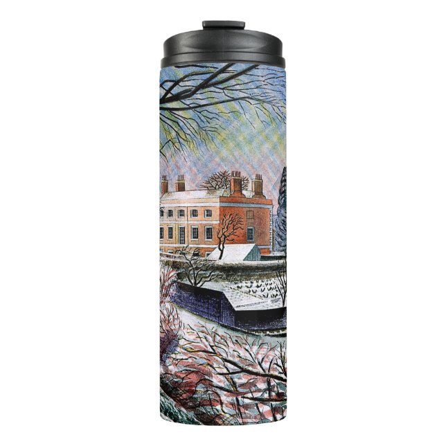 Bouteilles Isothermes Ravilious - Presbytère en hiver,  (Devant)