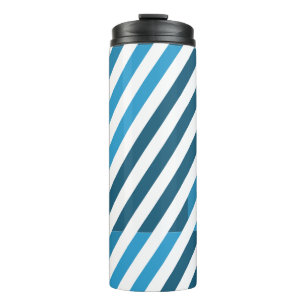 Bouteilles Isothermes Rayures bleues hivernales