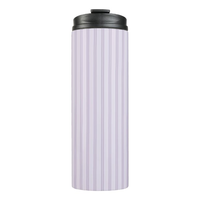 Bouteilles Isothermes Rayures lavande violette (Devant)