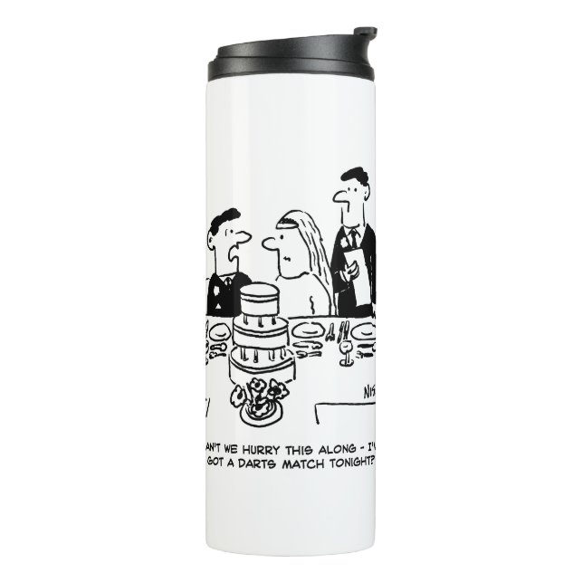 Bouteilles Isothermes Réception de mariage La mariée a une allumette de  (Tourné sur la gauche)