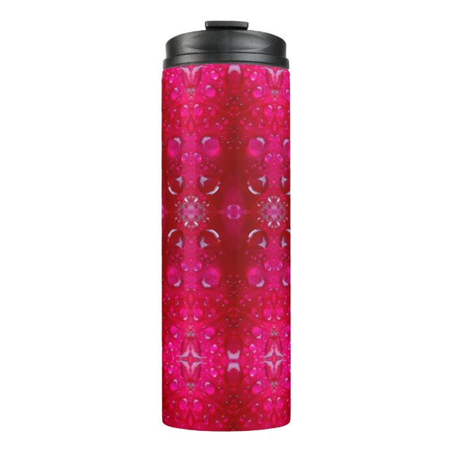 Bouteilles Isothermes Red Dianthus Ikat 4 (Devant)