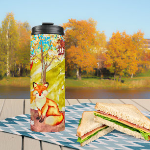 Bouteilles Isothermes Red Fox Automne Inspiration personnalisée