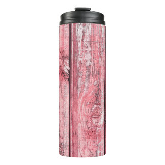 Bouteilles Isothermes Red paint wooden desks texture. aged, home decor,