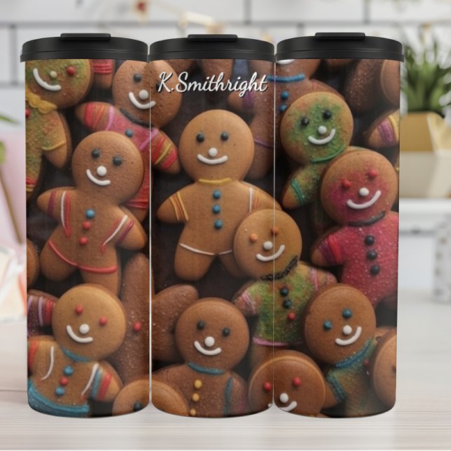 Bouteilles Isothermes Regroupement de biscuits au gingembre confortables (Créateur téléchargé)