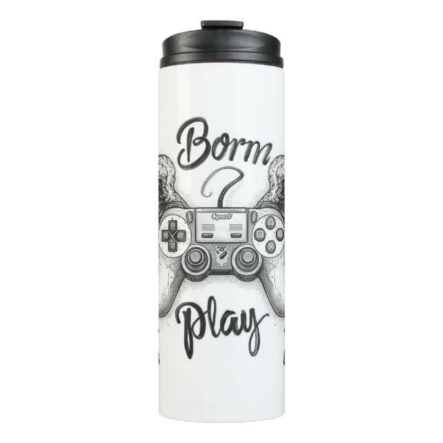 Bouteilles Isothermes "Régulateur de jeu rétro avec ailes d'ange (Devant)