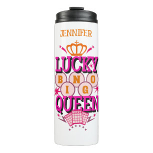 Bouteilles Isothermes Reine de Bingo Chanceuse /nom modifiable