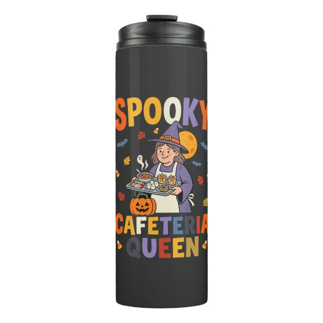 Bouteilles Isothermes Reine de la cantine d'Halloween (Devant)
