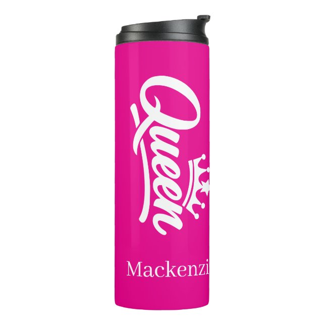 Bouteilles Isothermes Reine Personnalisée Avec Couronne (Tourné sur la gauche)