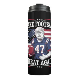 Bouteilles Isothermes Rendre le football génial à nouveau drapeau vintag