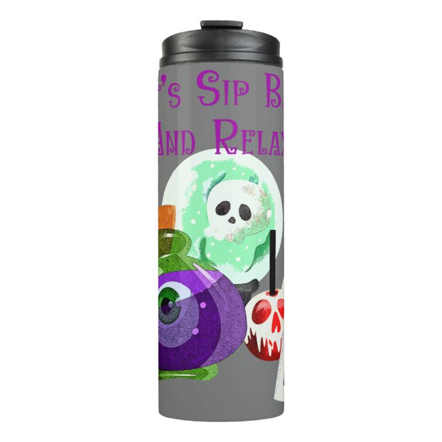 Bouteilles Isothermes Reposons-nous et détendez-vous - Potions Halloween (Devant)