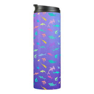 Bouteilles Isothermes Requin coloré sous la mer School Party