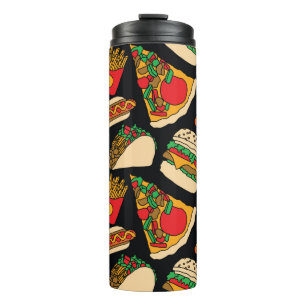 Bouteilles Isothermes restauration rapide pizza hamburger hotdog frites