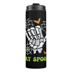 Bouteilles Isothermes Restez Éffrayant Halloween Squelette main