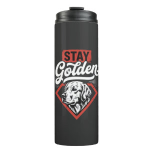 Bouteilles Isothermes Restez Golden Golden Retriever Rétro Chien