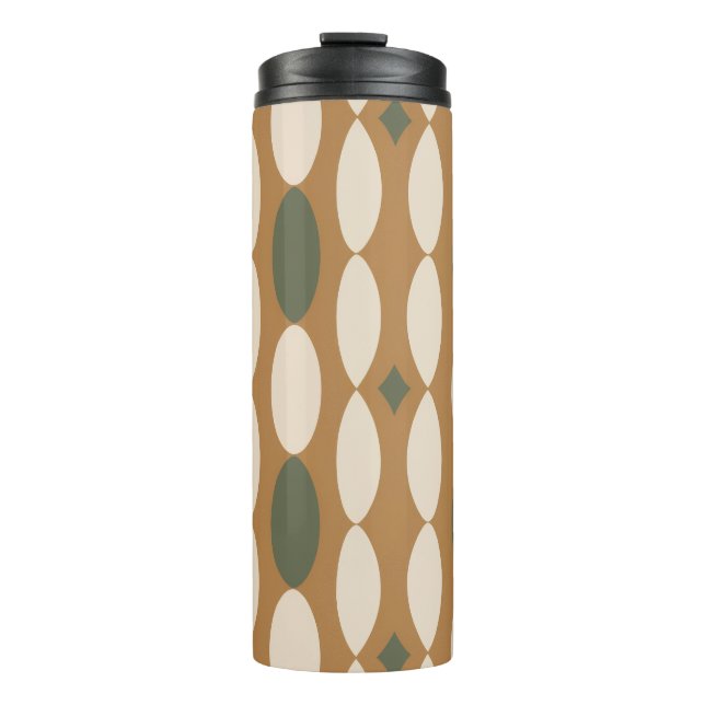 Bouteilles Isothermes Retro Geometric Thermal Tumbler (Devant)
