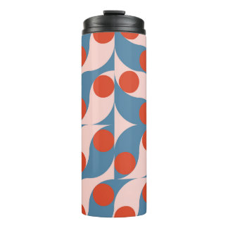 Bouteilles Isothermes Retro Géométrique : Mosaïque Vintage moderne.