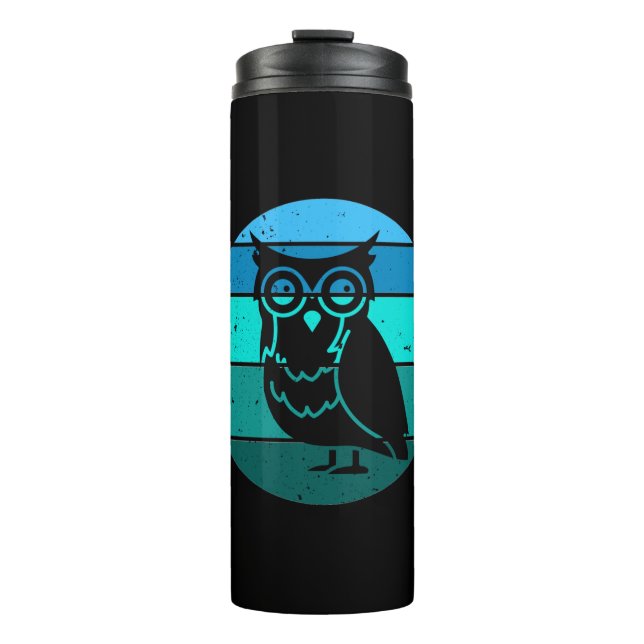 Bouteilles Isothermes Retro Owl (Devant)