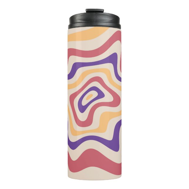 Bouteilles Isothermes Retro starburst sunburst background pattern. 1960s (Devant)