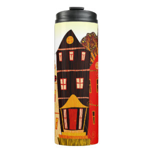 Bouteilles Isothermes Retro Sweet Home Poster : Maisons de dessin