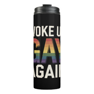 Bouteilles Isothermes Réveillé Gay Encore Drôle Fierté LGBTQ Allié Arc-e