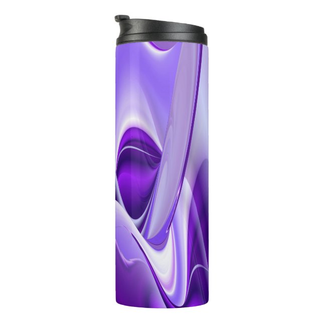 Bouteilles Isothermes Rêves arc-en-ciel à fleurs violettes (Tourné sur la droite)