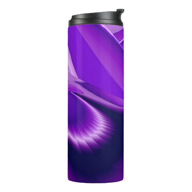 Bouteilles Isothermes Rêves arc-en-ciel à fleurs violettes (Tourné sur la gauche)