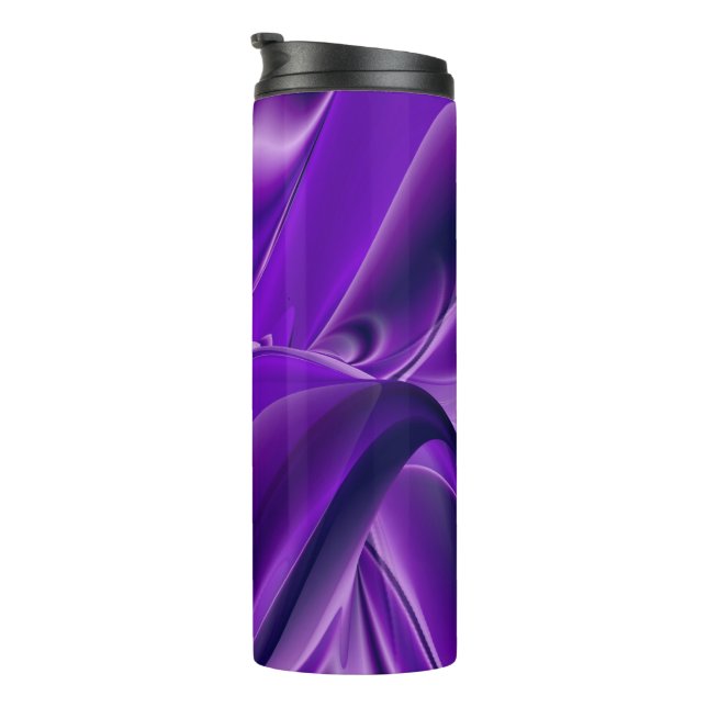 Bouteilles Isothermes Rêves arc-en-ciel à fleurs violettes (Tourné sur la droite)