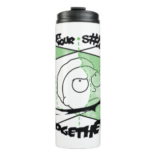 Bouteilles Isothermes RICK ET MORTY™ Remettez-vous les idées en place