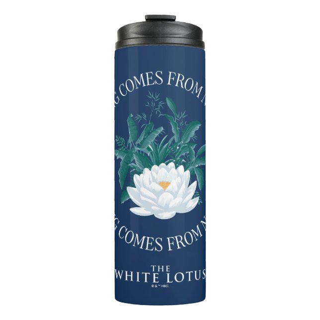 Bouteilles Isothermes Rien Ne Vient De Rien - Le Lotus Blanc (Devant)