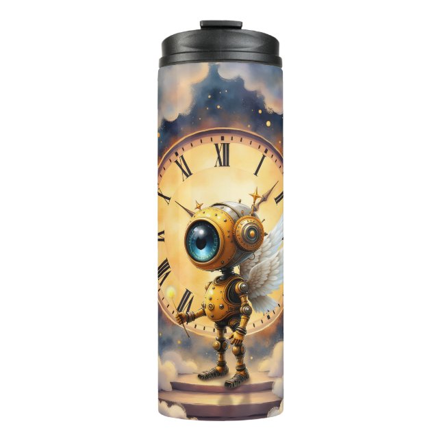 Bouteilles Isothermes Robby the Winged Timekeeper – Wings of Time Series (Devant)