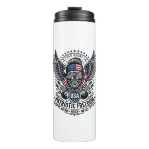 Bouteilles Isothermes Rocker du bandana patriotique Méta musique Old Glo