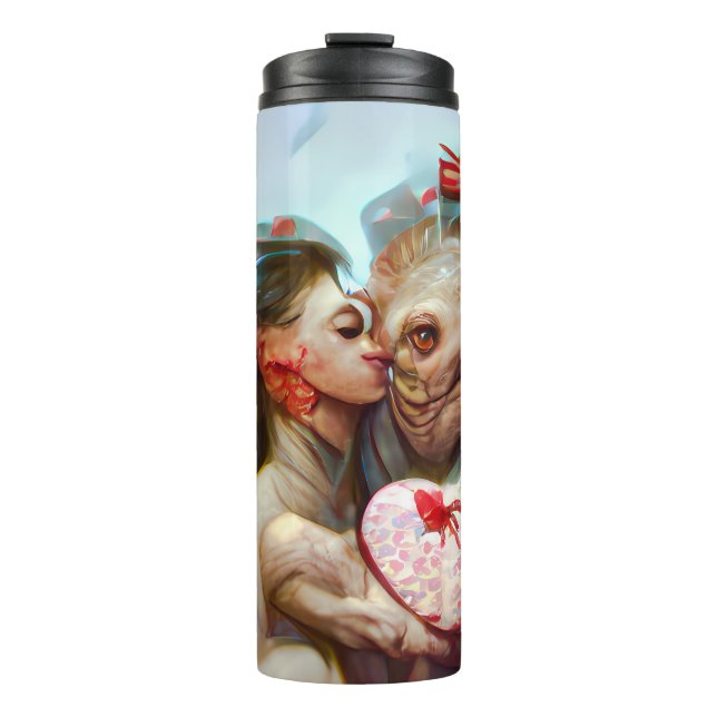 Bouteilles Isothermes Romance Alien lunatique (Devant)