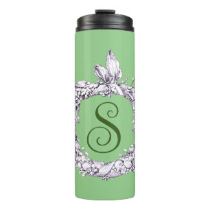 Bouteilles Isothermes Romantique, couronne Vintage Personnalisée