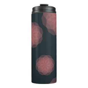 Bouteilles Isothermes Rose, géométrique, cool, abstraction fleur tendanc