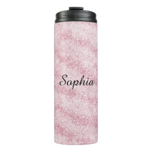 Bouteilles Isothermes Rose Pâle Pailleté Étincelle