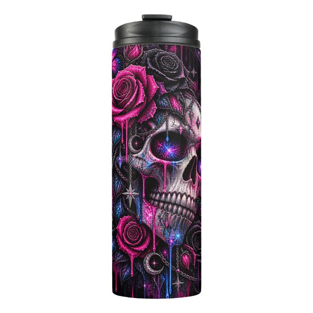 Bouteilles Isothermes roses et crâne- ARH (Devant)
