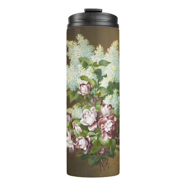Bouteilles Isothermes Roses et Lilacs, (Devant)