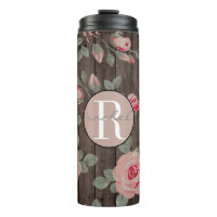 Roses roses roses/Bois rustique Monogramme Parulin