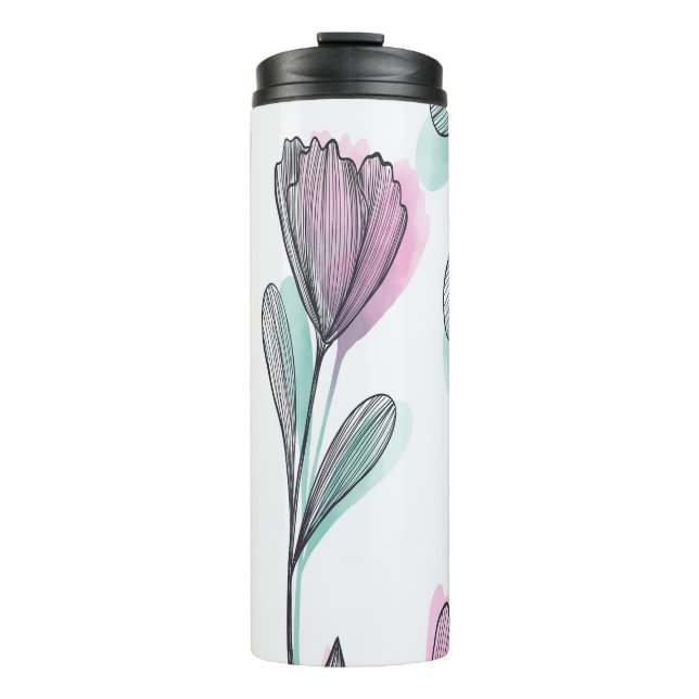 Bouteilles Isothermes Roses violettes (Devant)