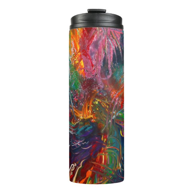 Bouteilles Isothermes Roue de spectre de couleurs (Devant)