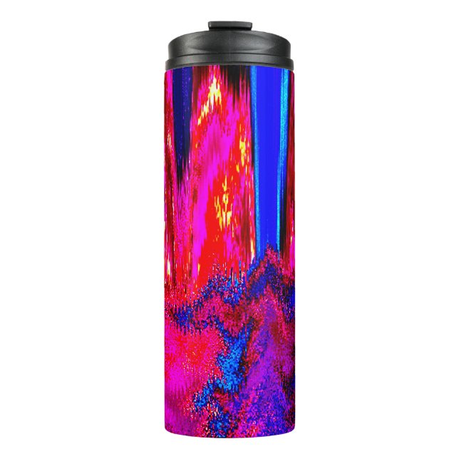 Bouteilles Isothermes Rouge et bleu brillant fondu (Devant)