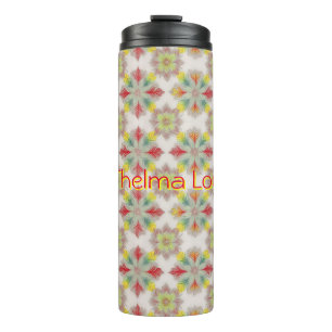 Bouteilles Isothermes Rouge et vert Nouveau Motif BOHO