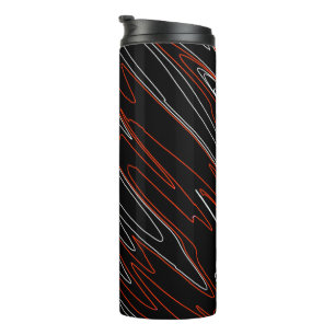 Bouteilles Isothermes Rouge noir marbré