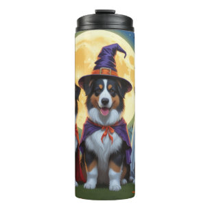 Bouteilles Isothermes Rough Collie Chiens Citrouille Halloween Funny
