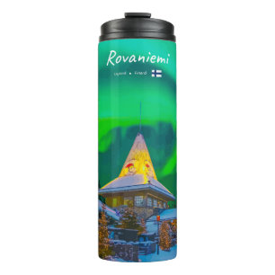Bouteilles Isothermes Rovaniemi, Finlande - Aurore magique