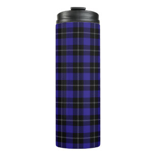 Bouteilles Isothermes Royal Blue Black Plaid