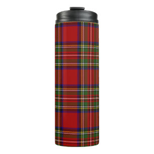 Bouteilles Isothermes Royal Stewart Tartan Plaid Scottish Motif